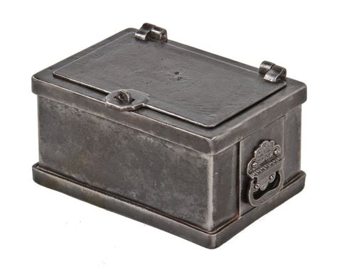 antique cast iron strong box